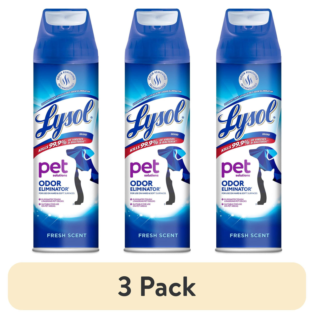 Lysol Pet Aerosol 15 oz — Case of 12