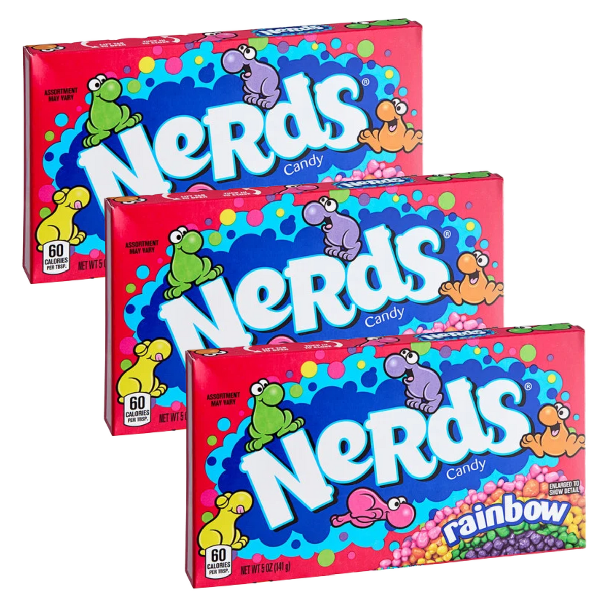 Nerds Theater Box Rainbow Candy, 5 oz — 12 Per Case