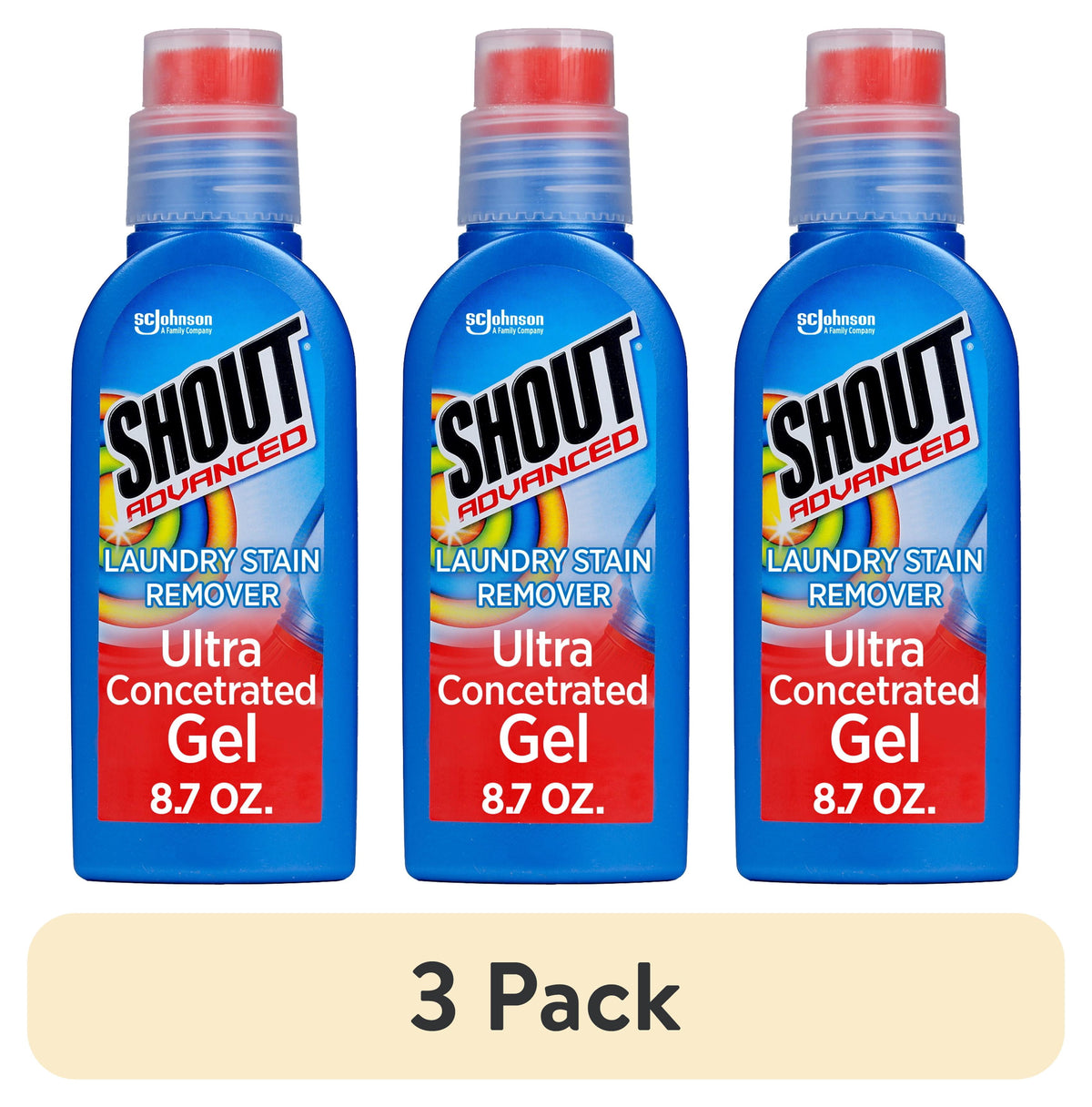 Shout Advanced Gel, 8.7 oz — 8 Per Case