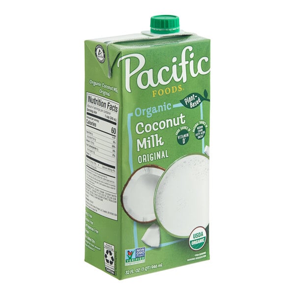 Pacific Foods Organic Original Coconut Milk - 32 fl oz — Case of 12