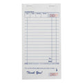 NCCO 3.5 Inch X 6.75 Inch 1 Part White 13 Line Guest Check — 1 Per Case