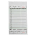 NCCO National Checking 4.25 Inch X 7.25 Inch 1 Part Green 13 Line Guest Check — 1 Per Case