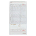 NCCO 4.2 Inch X 8.25 Inch 2 Part Carbon Tan 15 Line Guest Check — 1 Per Case