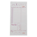 NCCO Guest Check No Carbon 2 Part Maroon — 1 Per Case