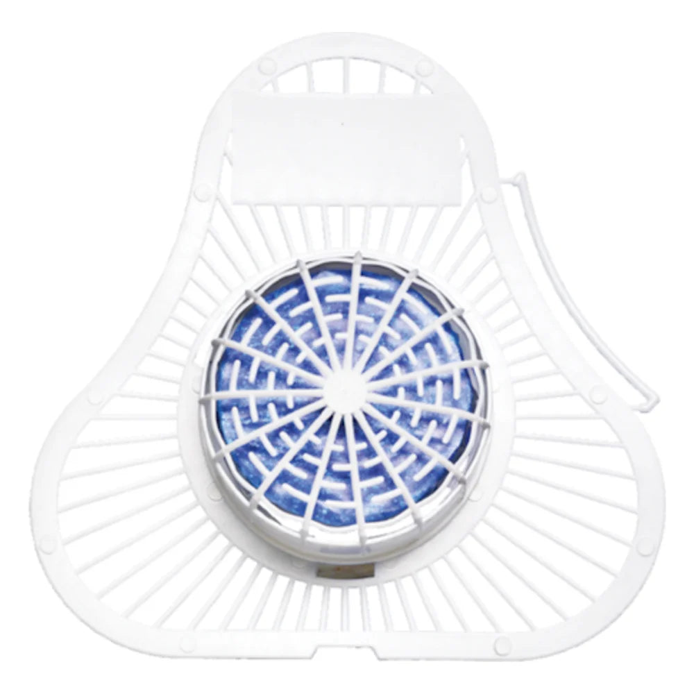 Tolco Urinal Screen With Green Apple Block — 12 Per Case