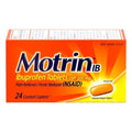 Motrin Ibuprofen Caplets, 24 Count — 48 Per Case