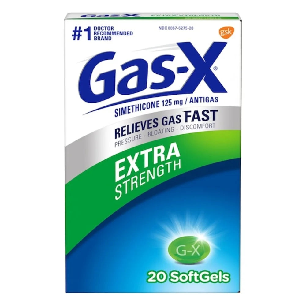 Gas-X Soft Gel 125 Milligram — 24 Per Case