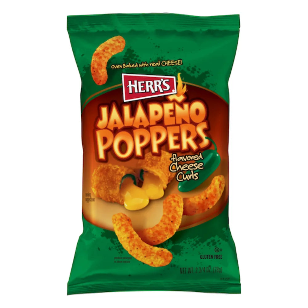 Herr Foods Inc Jalapeno Popper Curl, 2.75 Ounce — 12 Per Case