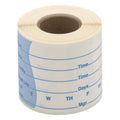 Daymark Dissolvemark-Dissolvable Adhesive 2 Inch X 4 Inch Rectangle Shelf Life Label, 125 Count — 12 Per Case