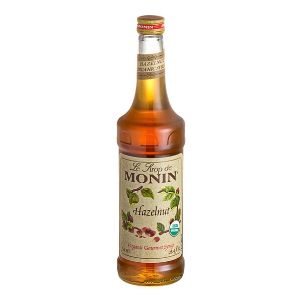 Monin Hazelnut Syrup - 750 mL — Case of 12