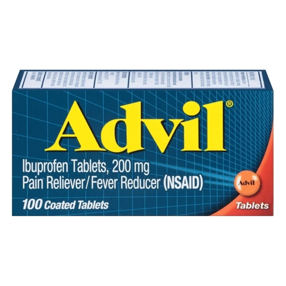 Advil Tablets, 100 Count — 6 Per Case