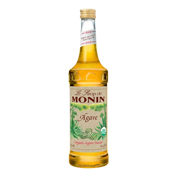 Monin Agave Nectar Syrup - 750 mL — Case of 6