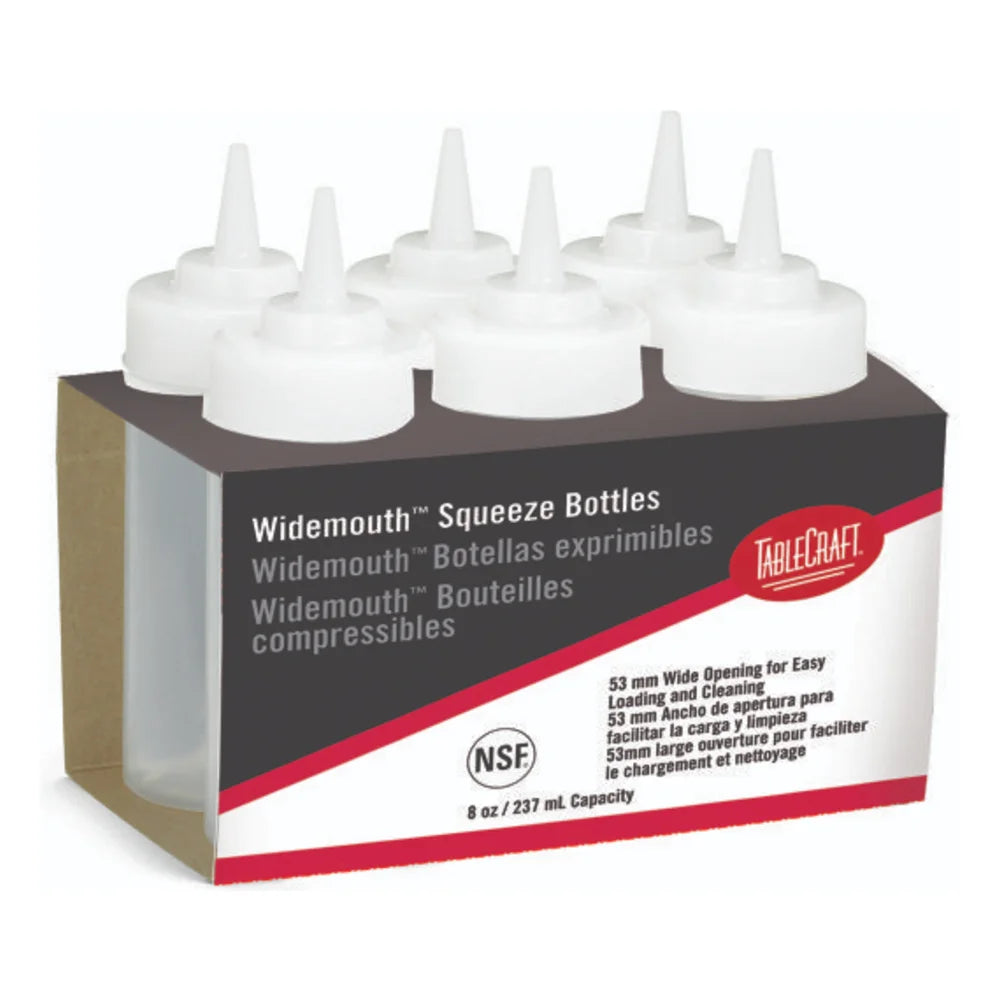 Tablecraft Squeeze Dispenser Widemouth 6 Pepper, 8 Ounce — 12 Per Case