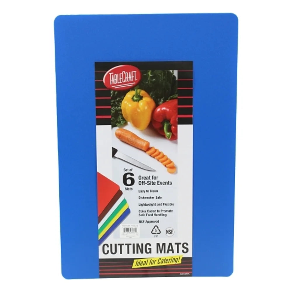 Tablecraft Flexible Cutting Mats Assorted Color — 6 Per Case