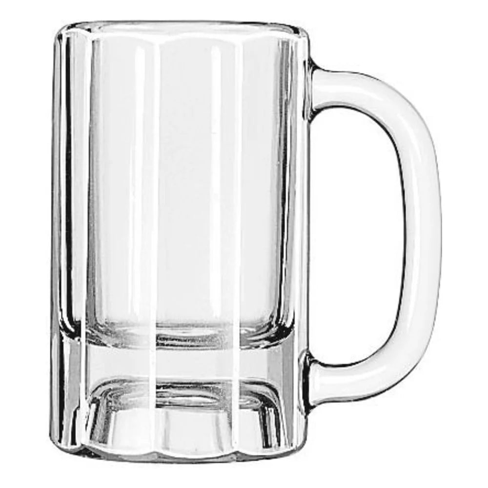 Libbey Paneled Beer Glass Mug, 10 Ounce — 1 Per Case