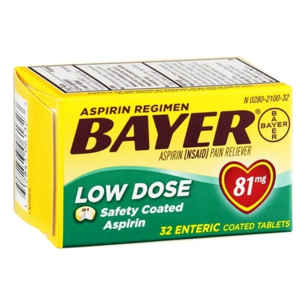 Bayer Low Strength Tablets, 32 Piece — 6 Per Case