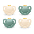 NUK Natural Rubber Pacifier Neutral (4 Pack)/12pk