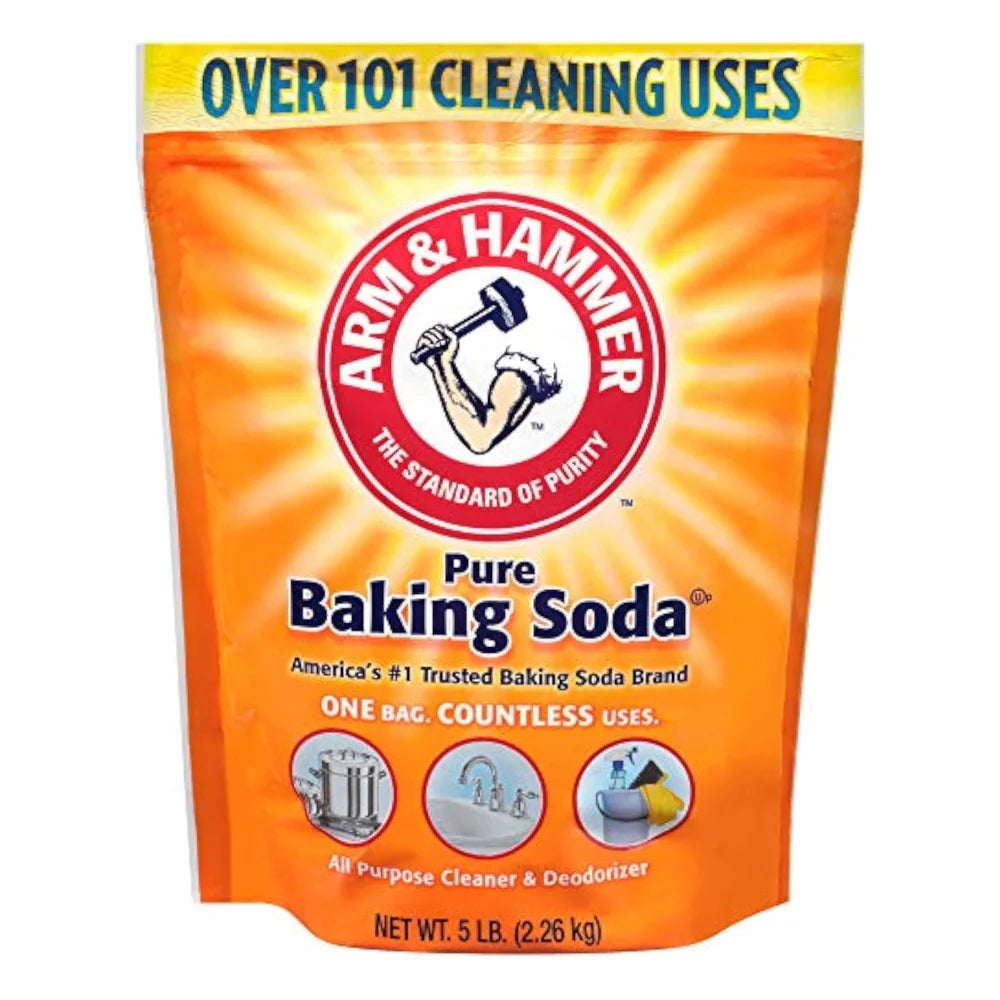 Arm & Hammer Baking Soda Resealable Pouch, 5 Pound — 4 Per Case