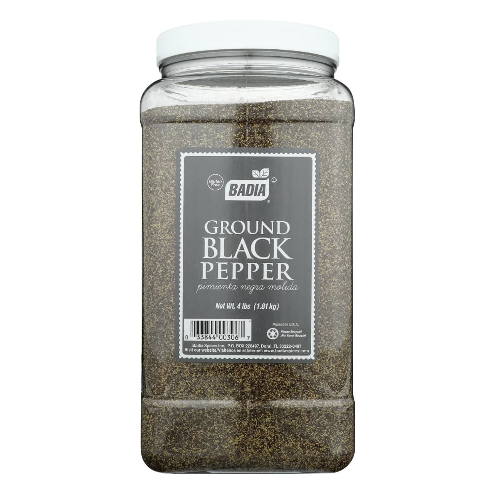 Badia Ground Black Pepper, 4 Pound — 4 Per Case