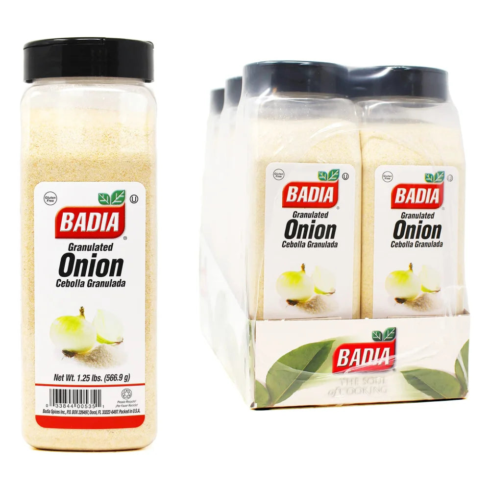 Badia Granulated Onion, 1.25 Pound — 6 Per Case