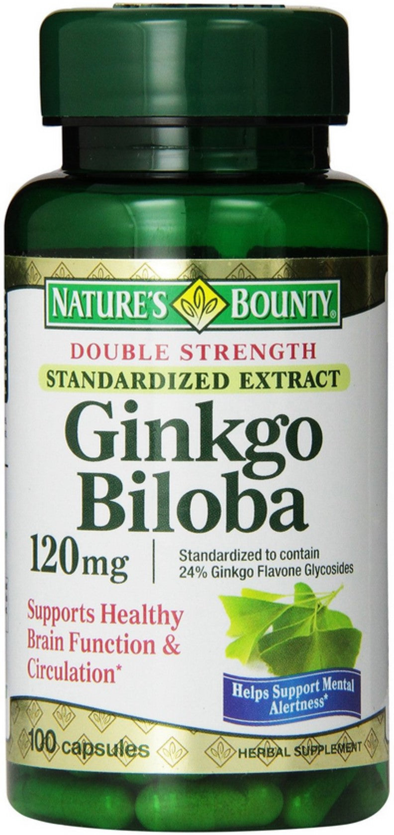 N/bnty Ginkgo Biloba 120mg 100c — Case of 24