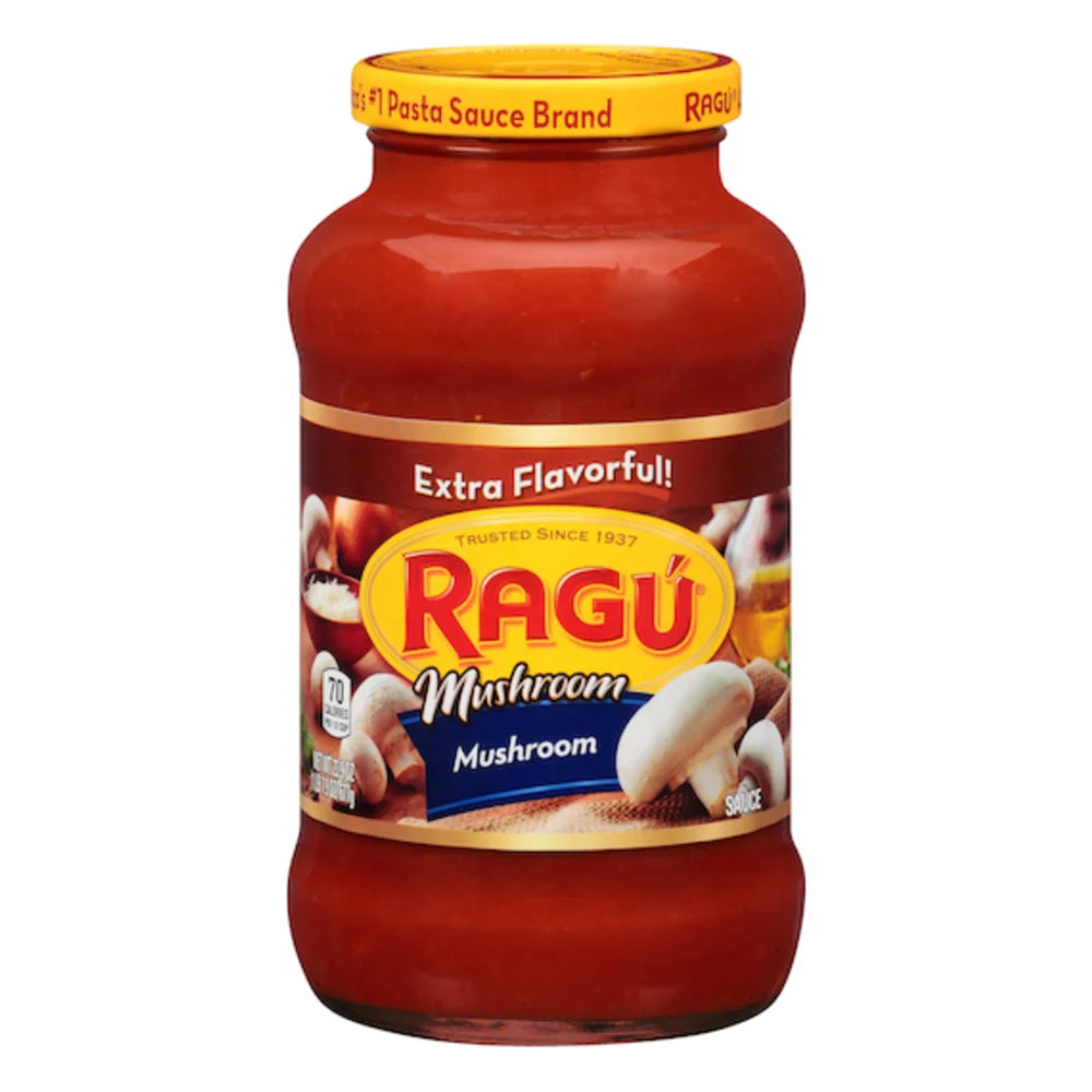Ragu Old World Mushroom Sauce, 24 Ounce — 12 Per Case