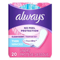 Always Regular Thin Pantiliner Scented, 20 Count — 24 Per Case