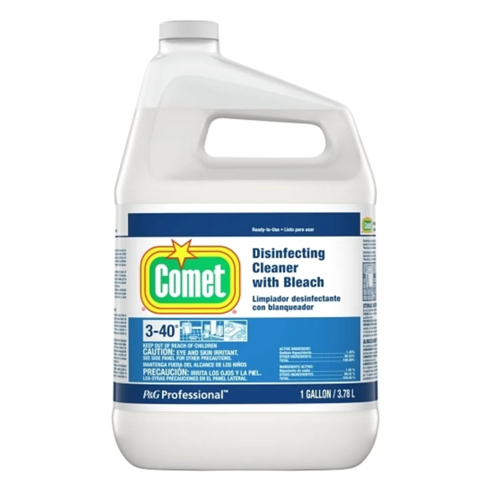 Comet Professional Disinfecting Cleaner With Bleach Ready To Use Refill, 1 Gallon — 3 Per Case