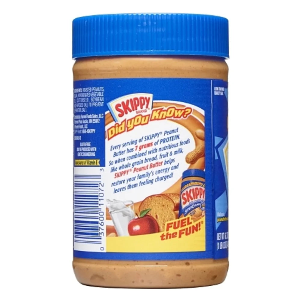 Skippy Super Chunky Peanut Butter, 16.3 Ounce — 12 Per Case