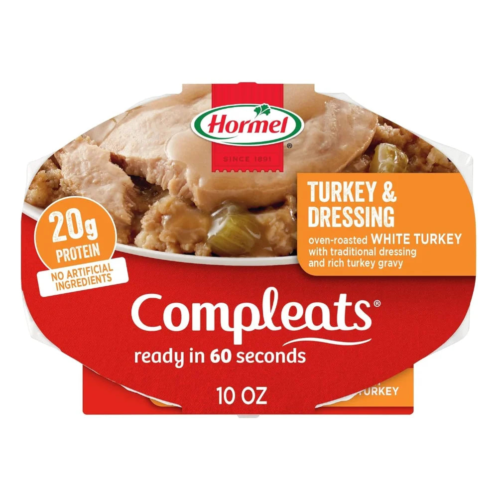 Hormel Compleats Turkey Dressing, 10 Ounce — 6 Per Case