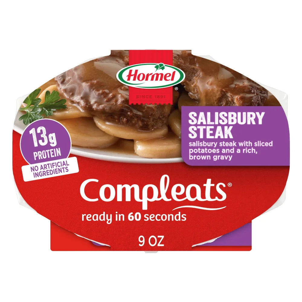 Hormel Compleats Salisbury Steak, 9 Ounce — 6 Per Case