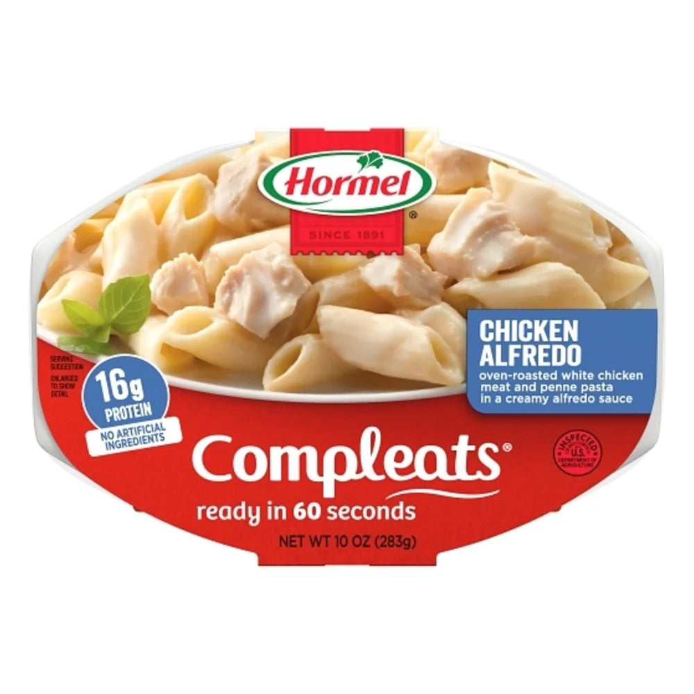 Hormel Compleats Chicken Alfredo, 10 Ounce — 6 Per Case