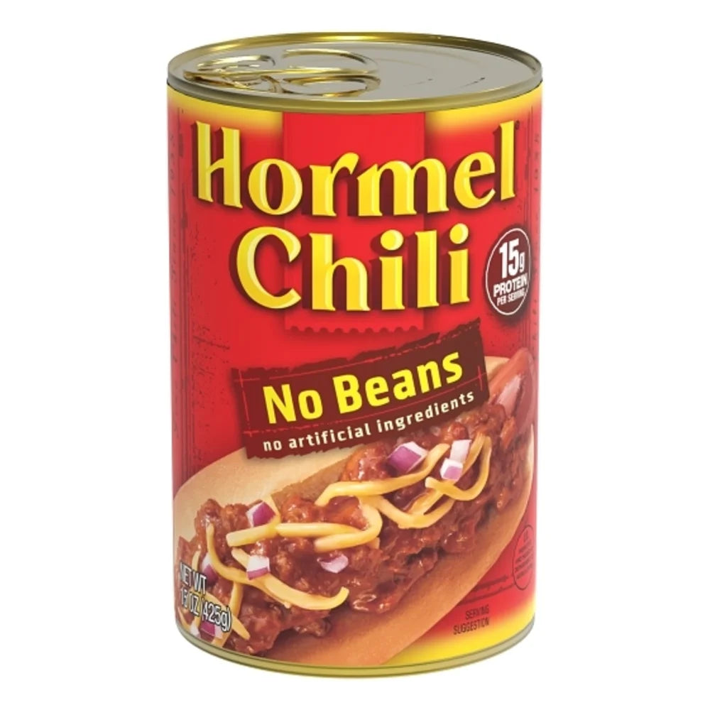 Hormel No Bean Chili, 15 Ounce — 12 Per Case