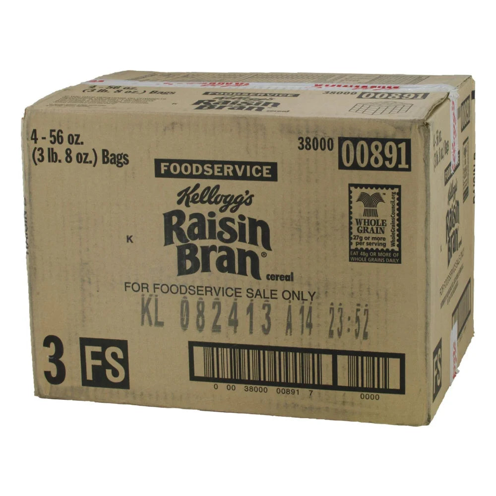 Kellogg's Kosher Raisin Bran Cereal, 14 Pound — 1 Per Case