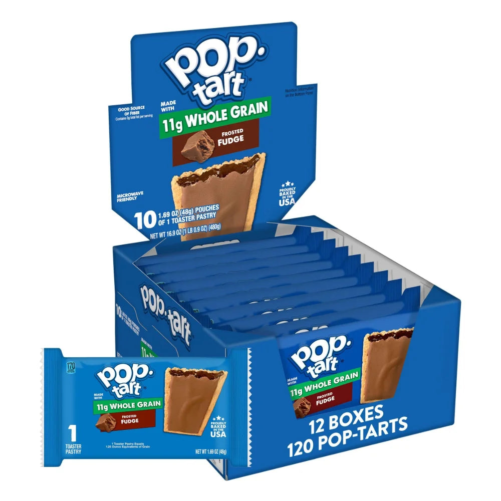 Pop-Tarts Whole Grain Frosted Fudge Pastry, 1.7 Ounce — 120 Per Case