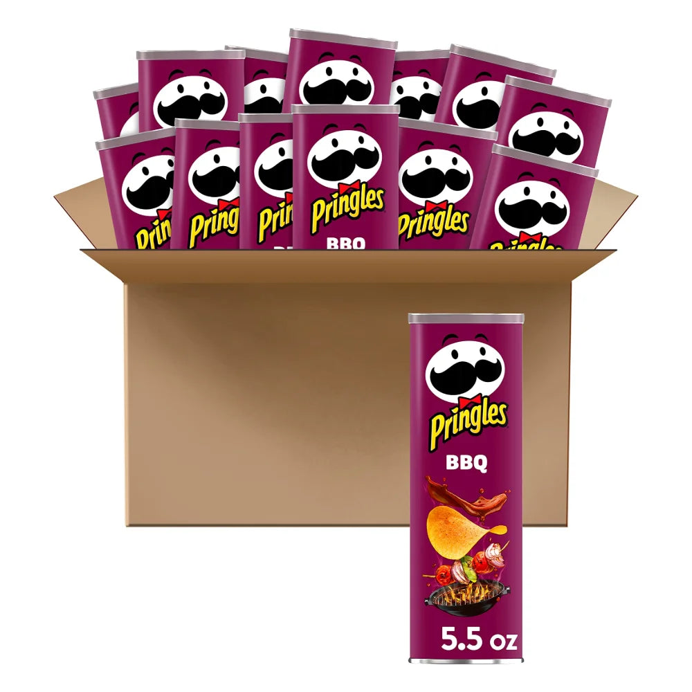 Pringles Bbq Potato Crisp, 5.5 Ounce — 14 Per Case