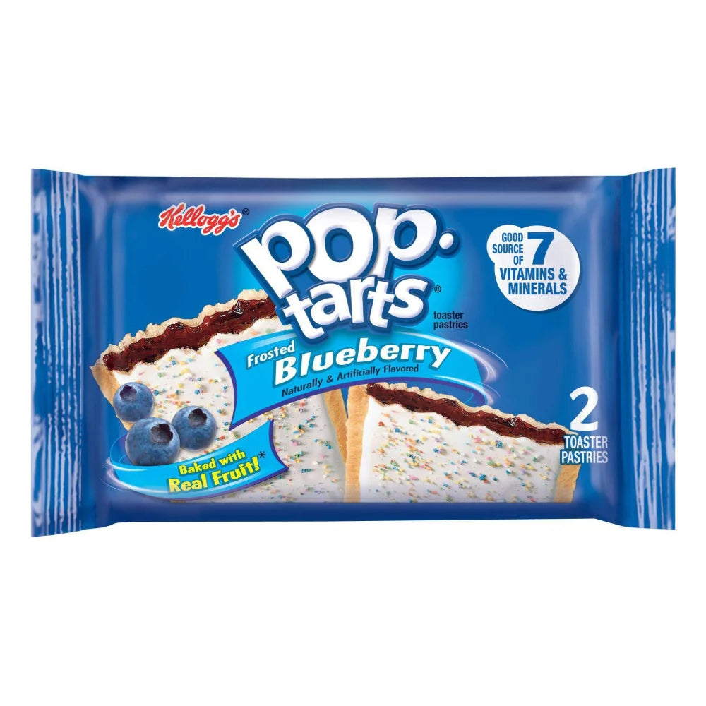 Pop-Tarts Frosted Blueberry Two Count, 3.3 Ounce — 72 Per Case