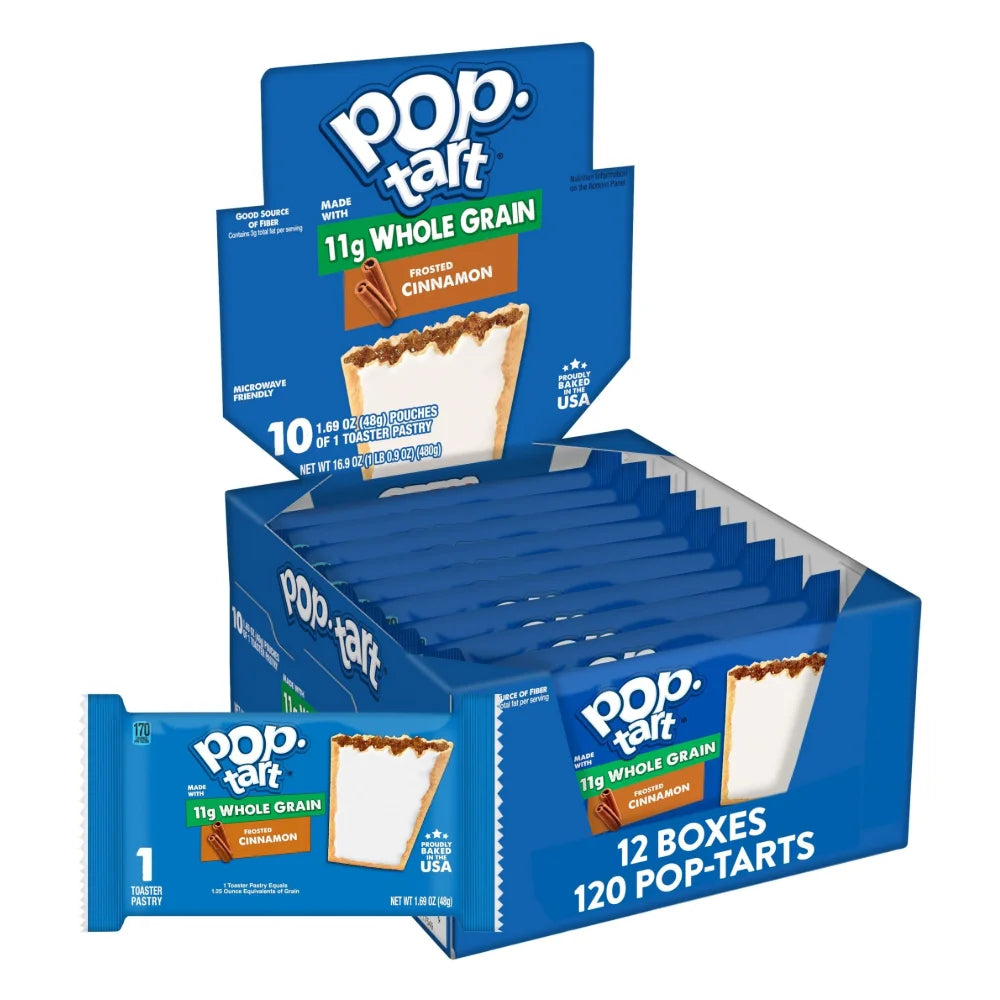 Pop-Tarts Whole Grain Frosted Brown Sugar Cinnamon Pastry, 1.69 Ounce — 120 Per Case