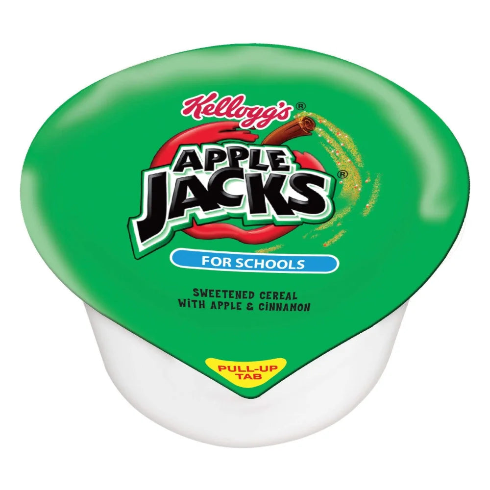Kellogg's Reduced Sugar Whole Grain Apple Jacks Cereal, 1 Ounce — 96 Per Case