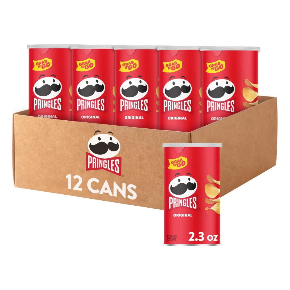 Pringles Original Potato Crisp, 2.3 Ounce — 12 Per Case