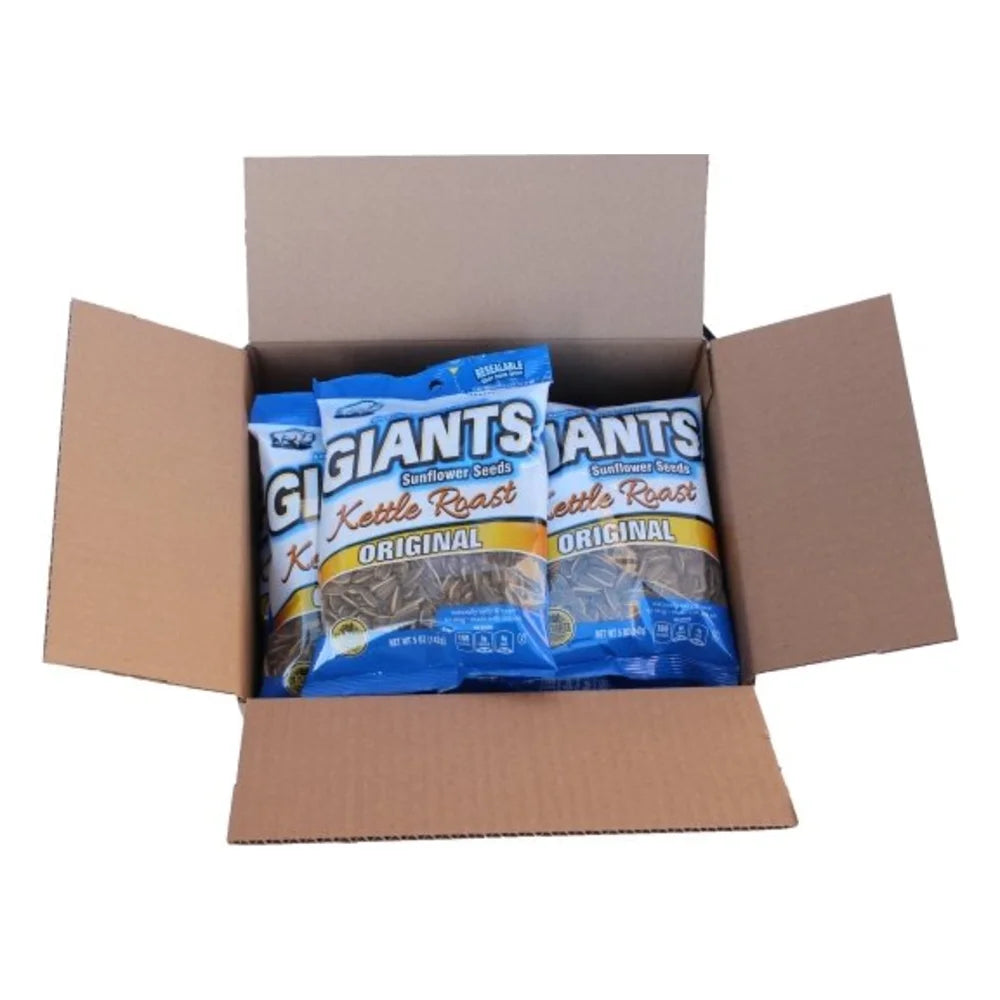 Giant Snack Inc Giants Kettle Roast Sweet & Salty Seeds, 5 Ounce — 12 Per Case