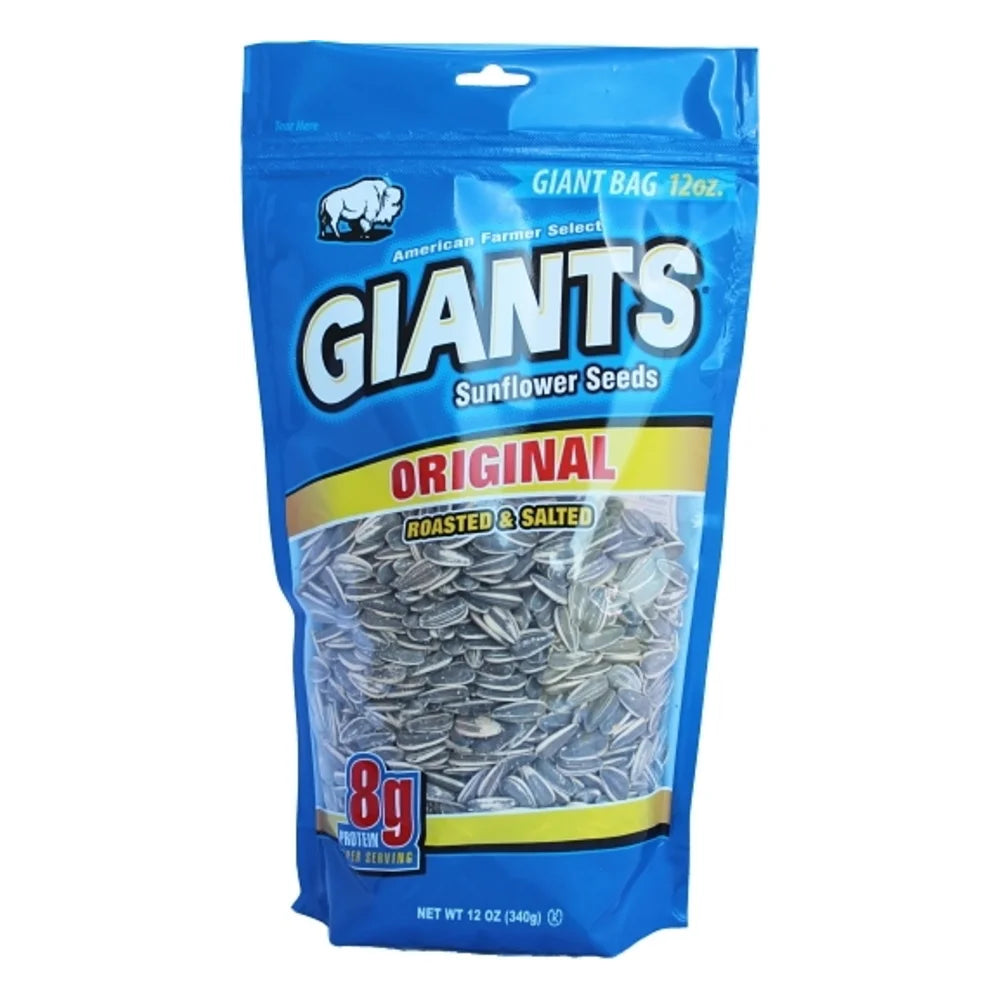 Giant Snack Inc Giants Original Seeds Shipper Display, 36 Count — 1 Per Case