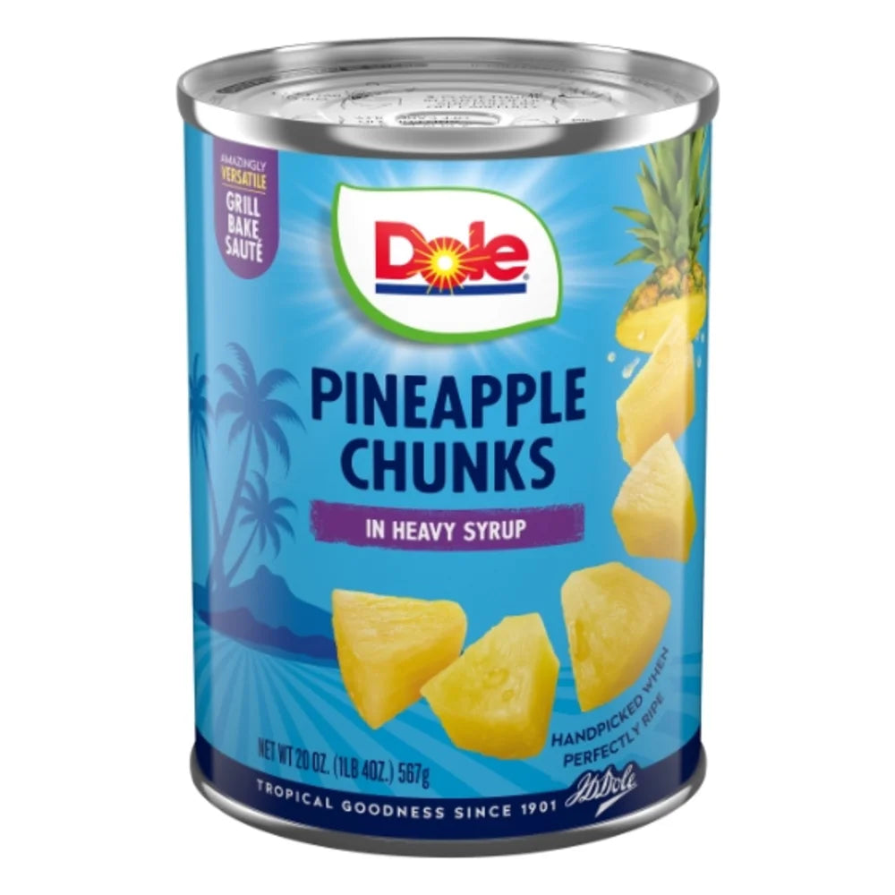 Dole Pineapple Chunks In Syrup, 20 Ounce — 12 Per Case