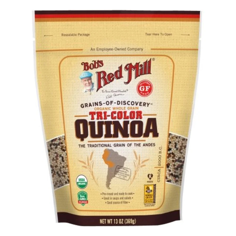 Bob's Red Mill Organic Tri-Color Quinoa, 13 Ounce — 5 Per Case