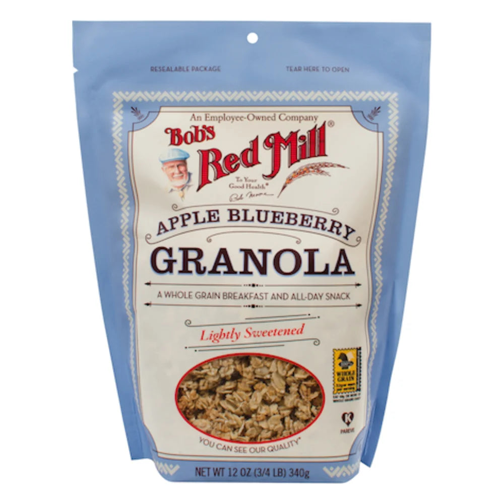 Bob's Red Mill No Fat Apple Blueberry Granola, 12 Ounce — 4 Per Case