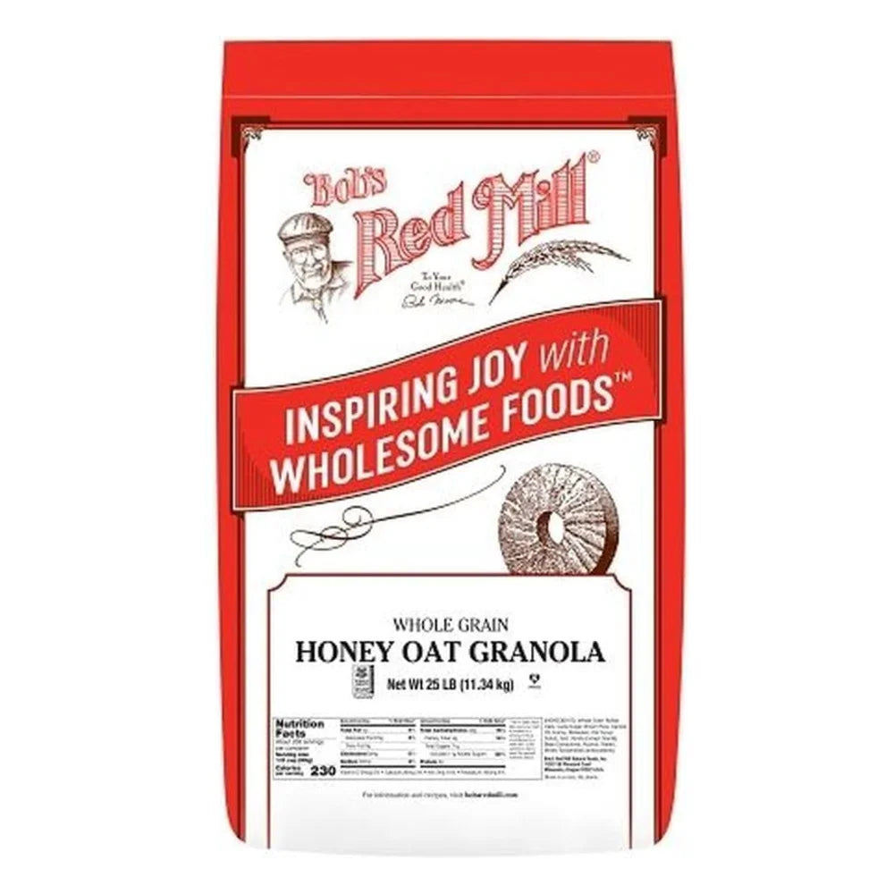 Bob's Red Mill Honey Oat Granola, 25 Pound — 1 Per Case