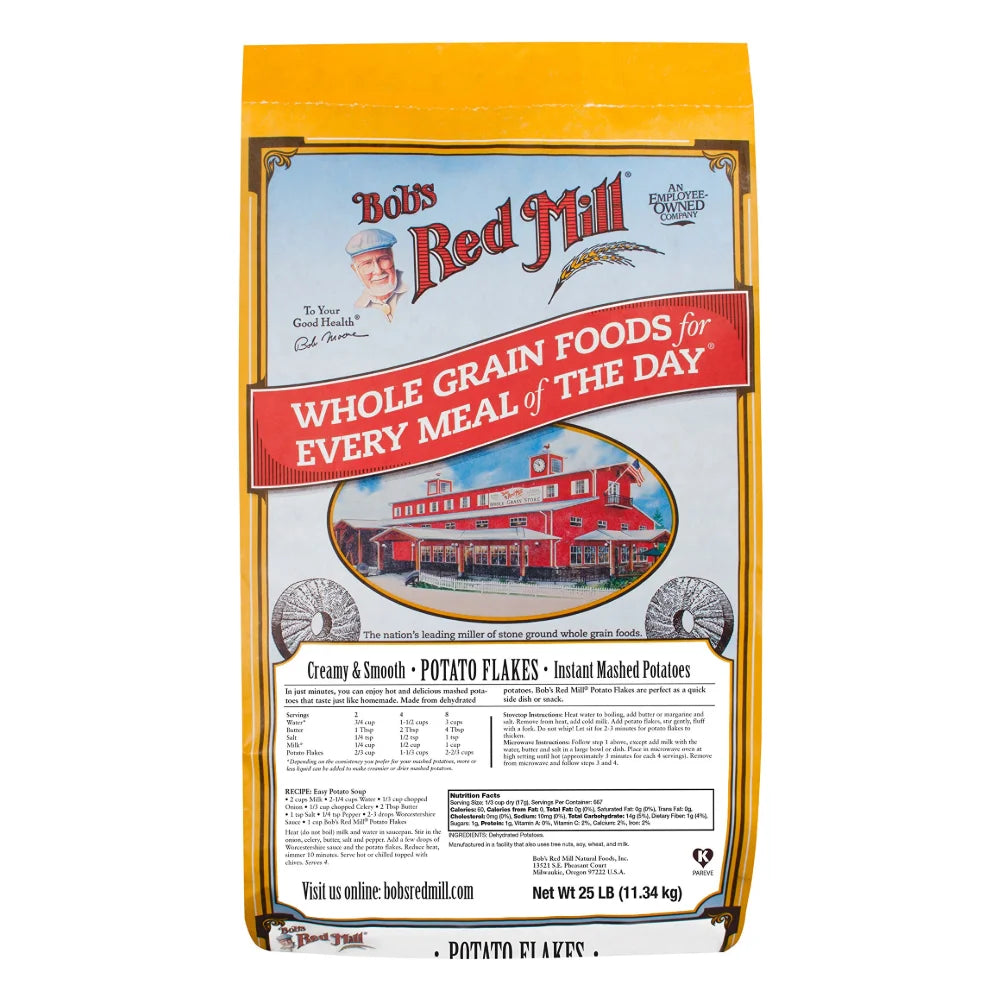 Bob's Red Mill Potato Flakes, 25 Pound — 1 Per Case