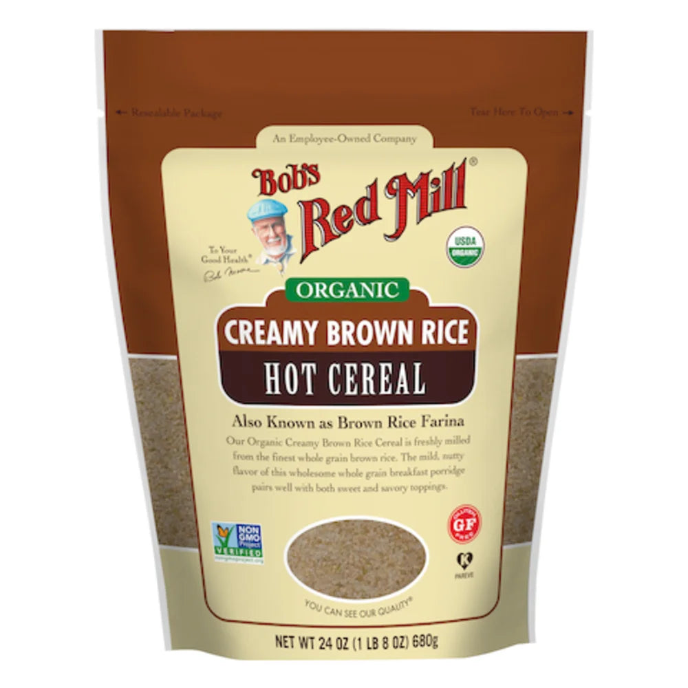 Bob's Red Mill Organic Brown Rice Hot Cereal, 24 Ounce — 4 Per Case
