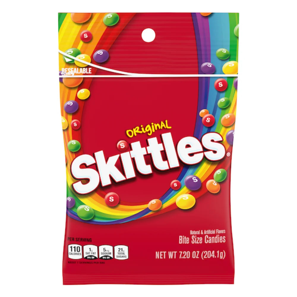 Skittles Original Candy, 7.2 Ounce — 12 Per Case