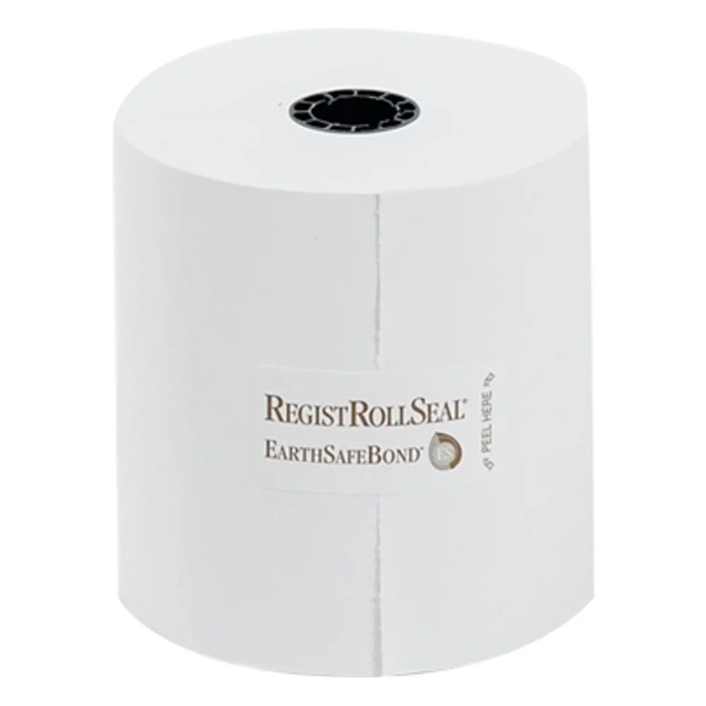 NCCO White 1-Ply Register Roll, 3" x 165' — 50 Per Case